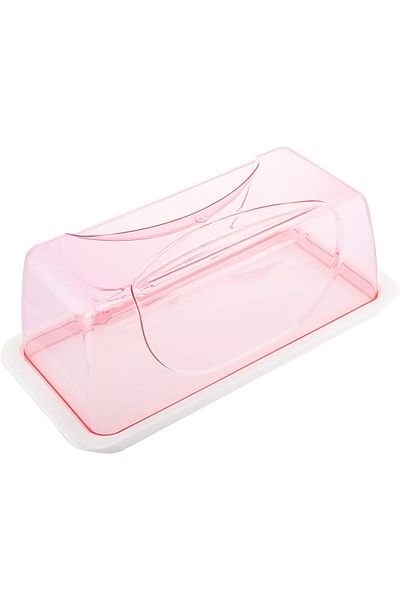 AKDC Rectangular Cake/Bread Storage Box With Simi-Transparentid