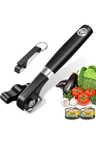 COOYA Can Opener Kitchen Safety, No Sharp Edges Arthritis Camping Can Open tool