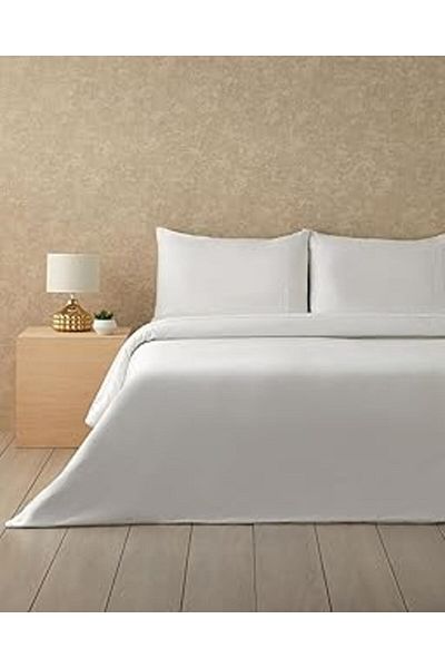 ShopZum طقم غطاء لحاف English Home Modello Wht، أبيض، 200x220 سم