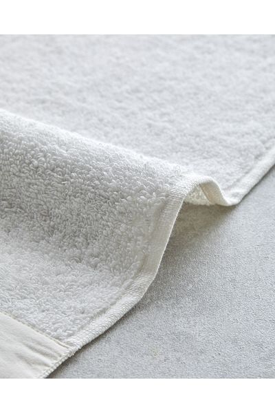 English Home Πετσέτα προσώπου Artistic Leafy Cotton Brocade 50x80 cm Ecru - Πράσινη