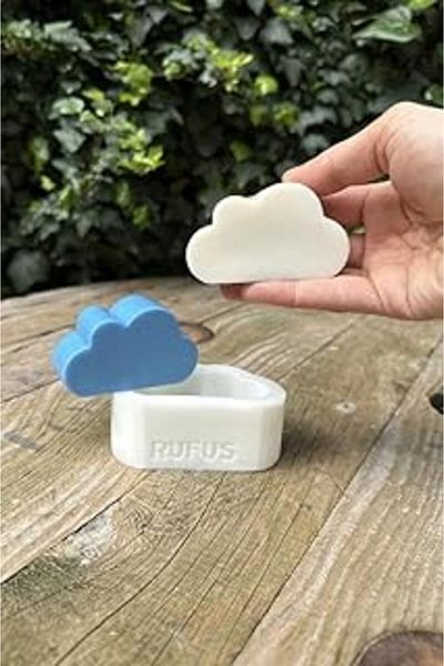 Take and Happy Rufus Concept Cloud 2D Candle Mold (Silicone)
