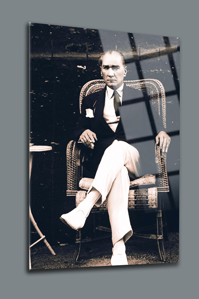 glassartdesign Atatürk Cam Tablo 111