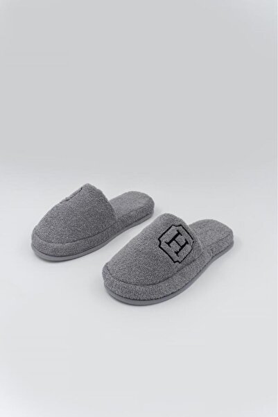 Towel Slippers with Letter H – Non-Slip Sole, High Water Absorbency