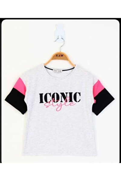 Toontoy Κοριτσίστικο μπλουζάκι Garni με λεπτομέρειες με τύπωμα