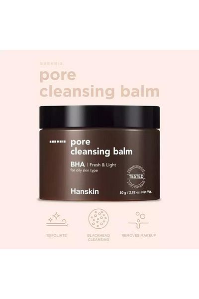 Hanskin Pore Cleansing Balm BHA Fresh & Light - 80g