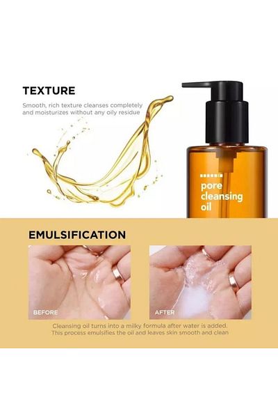 Hanskin Pore Cleansing Oil AHA Rich & Moist - 300ml