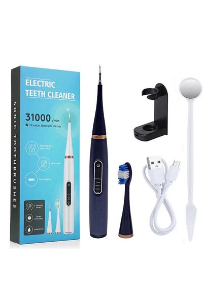 choice2 Blue Electric Tooth Whitening Brush Frequency Sonic Teeth Cleaner Dental Scaler Toothbrush Calculus