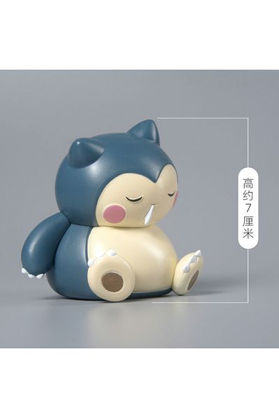 BANDAI With Box 02 Pokemon Cute Psyduck Snorlax Gonbe Sleeping Ver. Cute Action Figure Toys 6-7cm