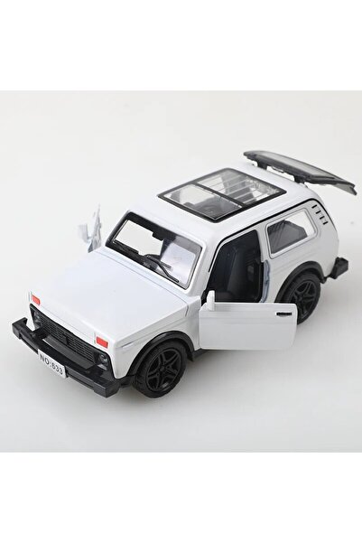 choice2 white Simulation Alloy Model Children's Toy Car Warrior Open Door Car Men's Cake Decoration