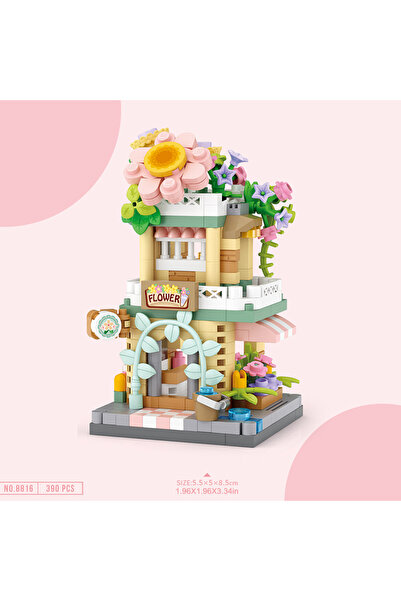 Choice3 مجموعة بناء مبنى شارع المدينة رقم 8816، لعبة بناء نموذج محل آيس كريم ...