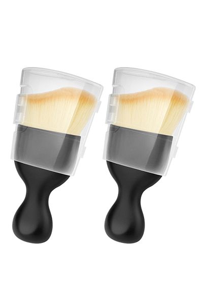 Choice 2 pieces with lid SEAMETAL Car Interior Dust Sweeping Soft Brush Car Washing Tool Keyboard Gap Car D