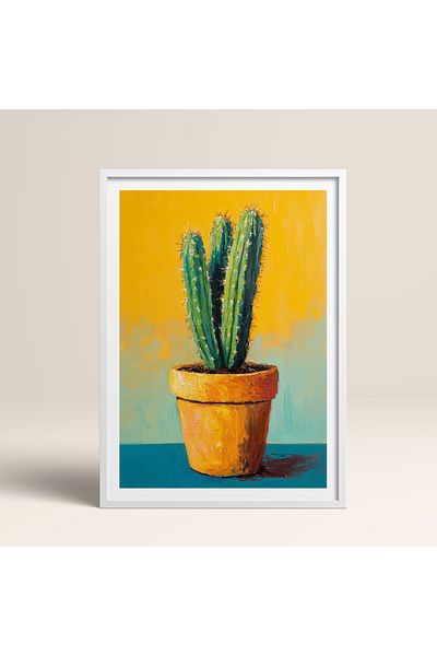 HOMEPACK Single Wooden Framed Painting One Piece Poster Painting Tk/979