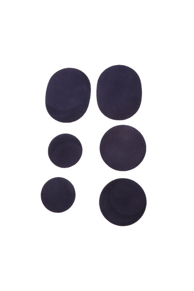 Choice5 رقعة إصلاح قماش الأحذية الرياضية باللون الأزرق التبتي مكونة من 6 قطع ...