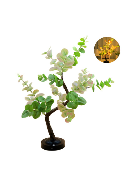 SHENZHITECH Money Leaf Tree Lamp LED Tabletop Tree Lamp Battery Fairy Tree Ni...