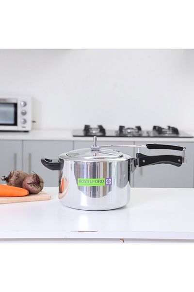ROYALFORD RF6541 Aluminium Pressure Cooker - 5L