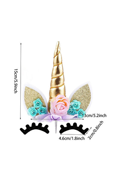 choice2 JJCJ402 Unicorn Cake Topper Unicorn Birthday Party Supplies Cake Topp...