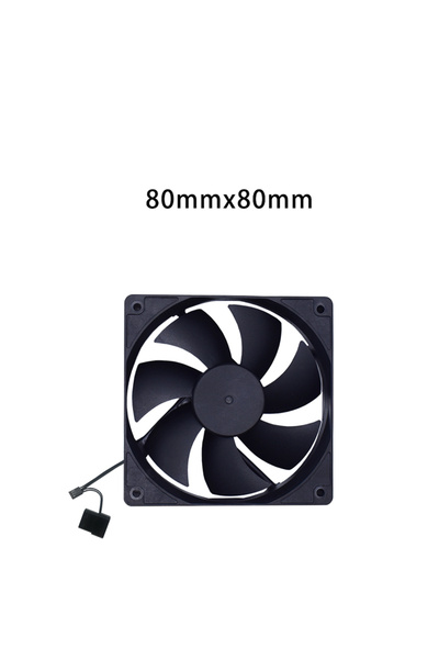 Choice3 NO RGB black 80x80x25mm 80mm 90mm 120mm Quiet Computer Fan Silent PC Fans For Computer PC Case GPU C