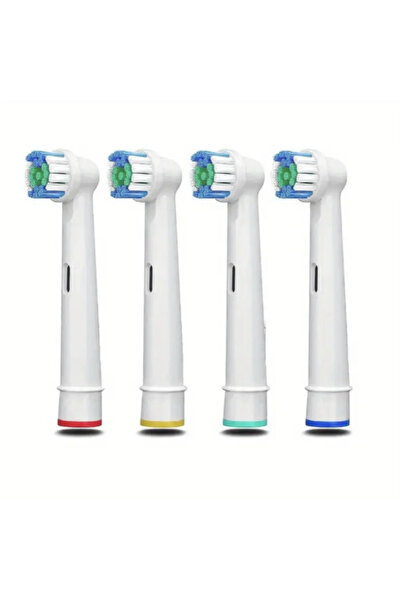 Choice4 4 pc Compatible with Oral B electric toothbrush head p2/4000/3757/d12...
