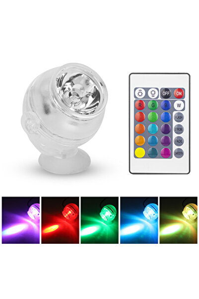 Choice4 Colorful-With Remote Aquarium Spotlight USB Colorful Gradient Diving ...
