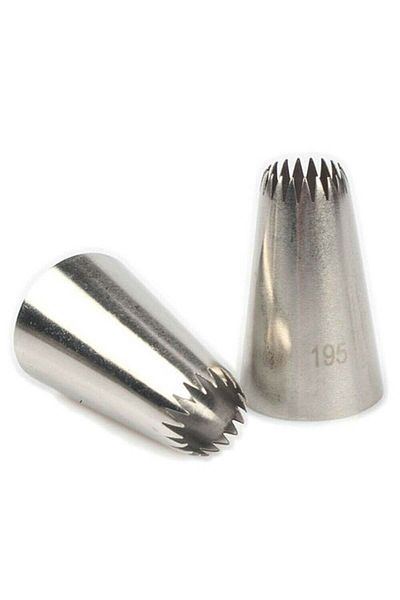 Siliko World Cream Stainless Steel Piping Bag - 1 Piece + 4 Whipped Bags