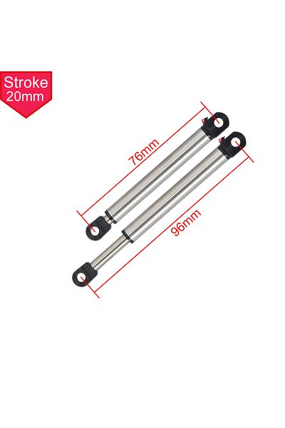 Choice 20mm Stroke 10mm/15mm/20mm/25mm Short Stroke Metal Push Rod Simulation Cylinder 3V-6V Input Putter F