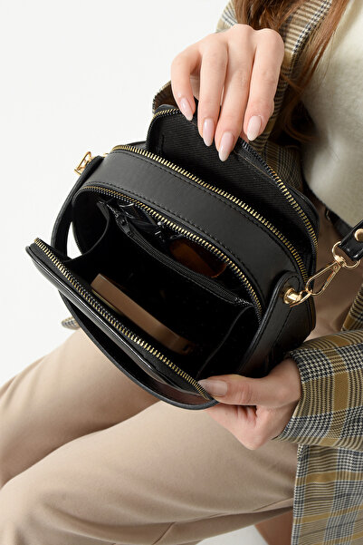 By Hakan TN-099 ЖІНОЧА СУМКА НА ПЛЕЧЕ РУЧНА СУМКА КРОСБРЕШНА СУМКА ЧОРНА