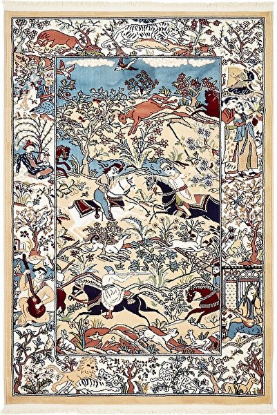 Angorahome Ethnic Makine Halısı 1610bj