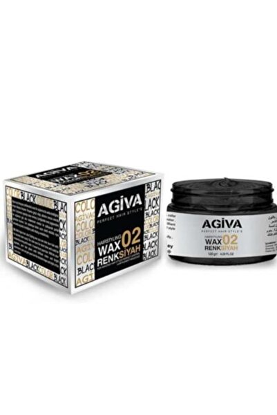 Agiva Hairstyling Wax 02 Siyah 120 gr