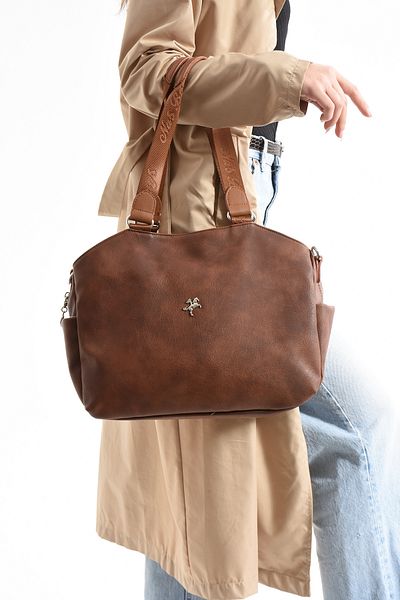Nas Bag Дамска чанта през рамо 1401, рокля, етика, пейка за водача и маса за потребители на лог