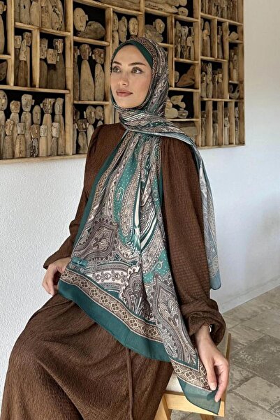 Ahsenhijab Retro Pattern Cotton Shawl