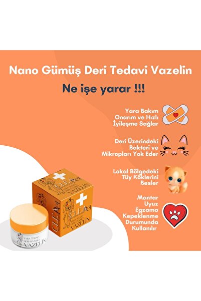 Cleapet Nano Gümüş Deri Vazelin