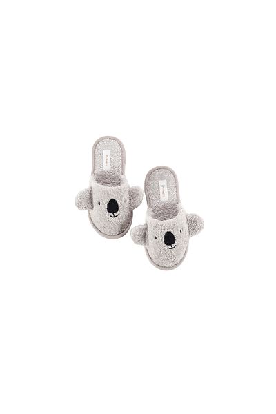 İrya Παιδικές παντόφλες σπιτιών Tiny Koala Organic Cotton Γκρι