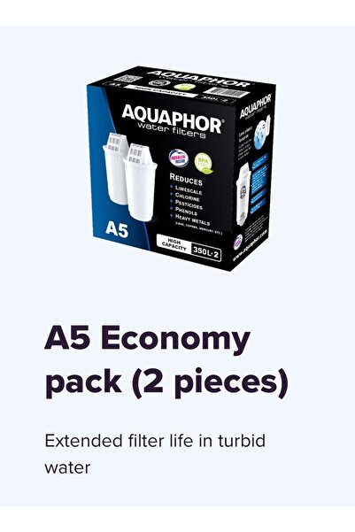 Aquaphor A5 -350 L- 2 Adet Sürahi Kartuşu