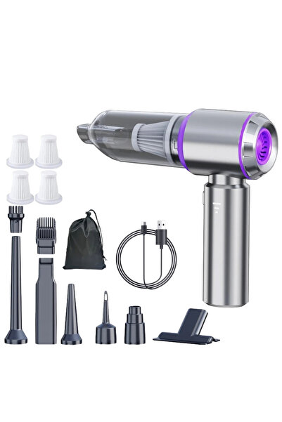 Choice1 Purple 4HEPA Bag Car Vacuum Cleaner High Power Portable Handheld Wire...