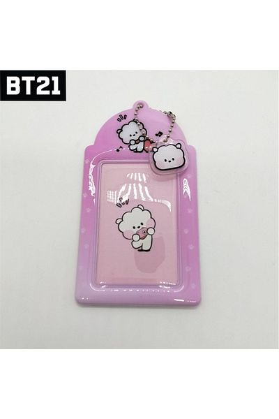 Choice RJ Kawaii Bt21 Popular Anime Cooky PVC Idol Card Holder Credit Id Bank Card Photocard Student Bus Ca