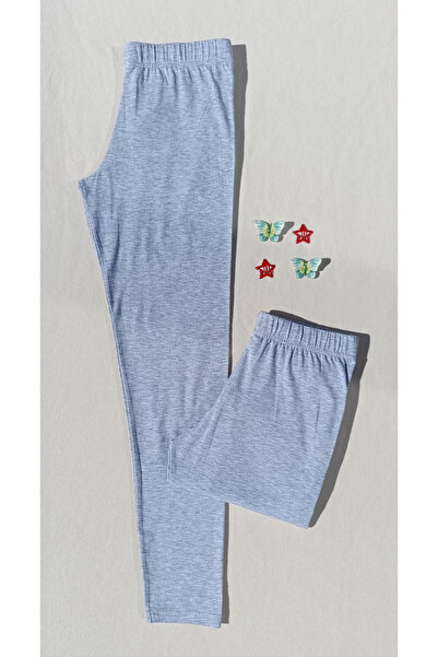 siyalife Ženske sive elastične tajice sa dva dela Osnovni duge tajice