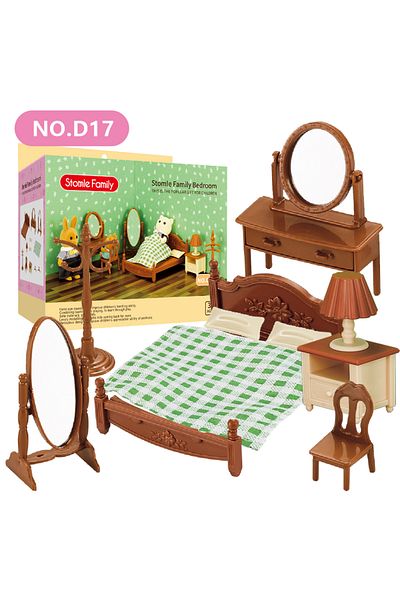Choice D17 Forest Family Doll 1:12 Dollhouse Kitchen Accessories Mini Model Reindeer Animal Miniature Furni