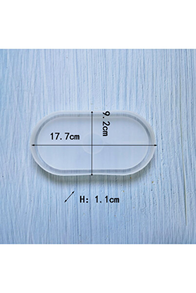 Choice1 قالب سيليكون أبيض متعدد الأحجام لصنع وسائد أكواب بيضاوية، قالب راتنج ...