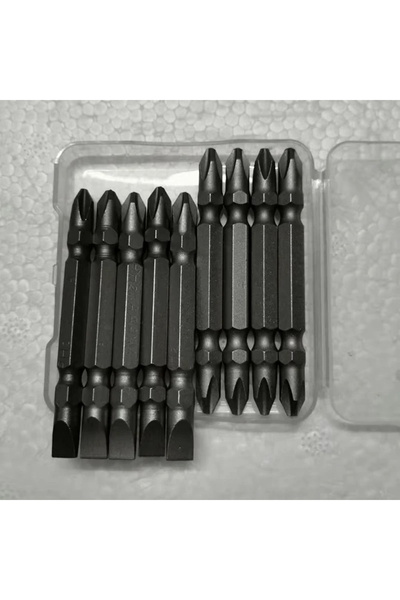 Choice مجموعة رؤوس مفكات البراغي C مقاس 65 مم PH2 مضادة للانزلاق مع ساق سداسية مغناطيسية مقاس 1/4 بوصة تناسب المثقاب الكهربائي اليدوي.