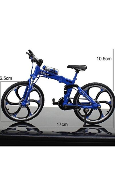 choice2 دراجة جبلية من سبائك معدنية مصبوبة بمقياس 1:10 من Blue-1، دراجة جبلية...