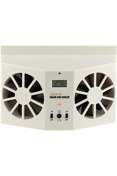 fulina Internal Exhaust Fan of Solar Vehicle,Cooling and Circulating Fresh Air,ABS Material,for Cars