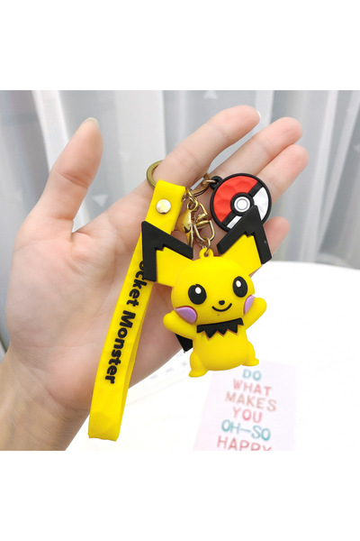 Choice1 سلسلة مفاتيح بيكاتشو بوكيمون شخصيات أنمي بيكاتشو سلسلة مفاتيح كرتونية...