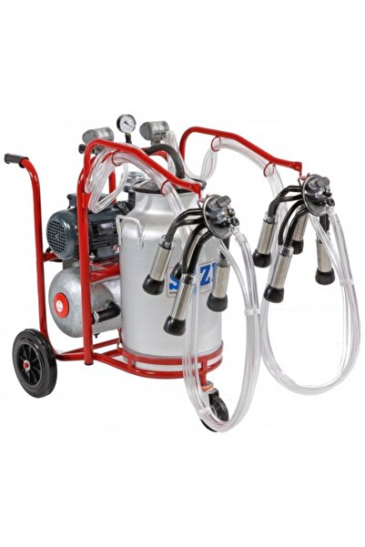SEZER PLS 2/1 Alüminyum Güğümlü Seyyar Süt Sağım Makinesi