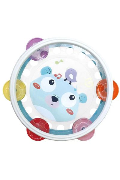 Choice Blue Montessori Baby Musical Tambourine Drum Toys Instruments Musical Learning Educational Toy For B