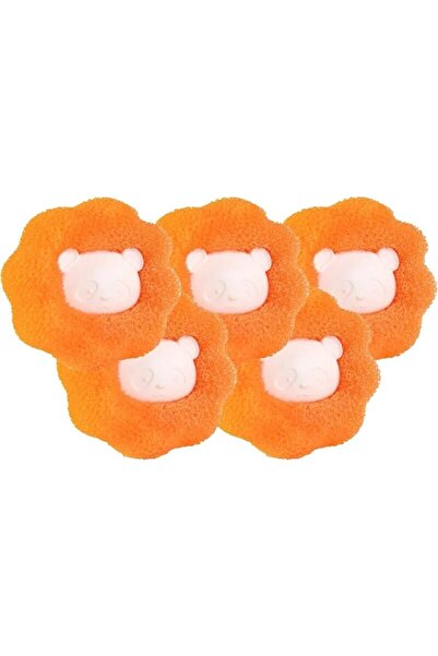 Choice3 58x58x5mm Orange-5PC 1-5pcs Pet Hair Remover Reusable Ball Laundry Wa...