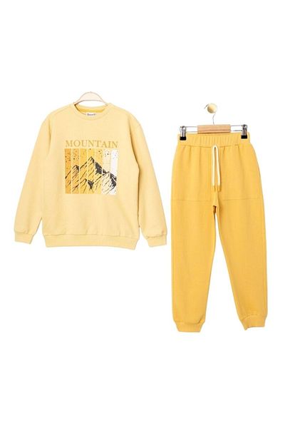 Miniworld 7-10 Years Old Boy Suit 19015 - Yellow