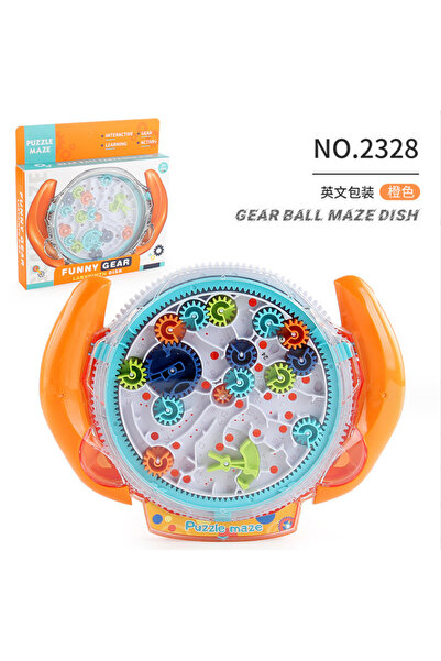 Choice1 Orange Creative 3D Puzzle Funny Gear Labyrinth Disk Gear Balance Ball...