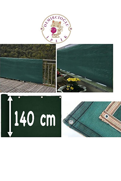 Demircioğlu İplik %95 Koyu Yeşil Gölgelik File Balkon-Çit-Yükseklik(Cm) Seçin...