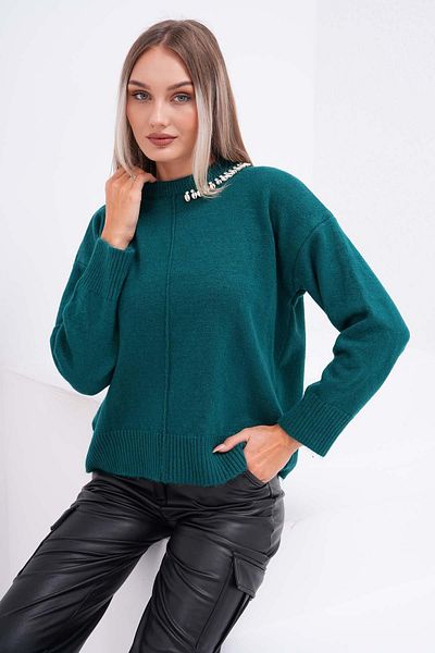 ŞİMAL Pulover de damă cu detalii scoici 245184