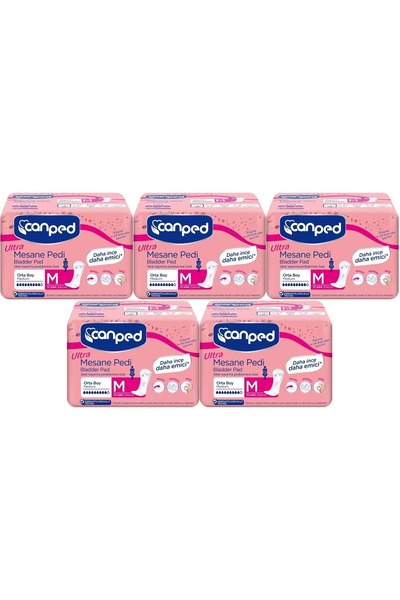 Canped Mesane Pedi Ultra M - Medium - Orta 60 Adet (5PK*12)